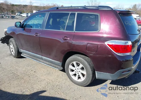 2013 Toyota Highlander Base Plus V6 from USA, damaged, VIN 5TDBK3EH6DS252437